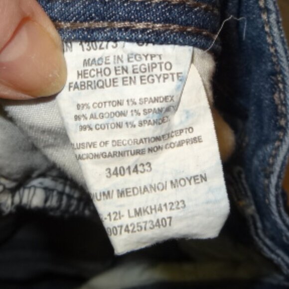 Lee Slender Secret Blue Jeans with 5 Pockets - Picture 7 of 8